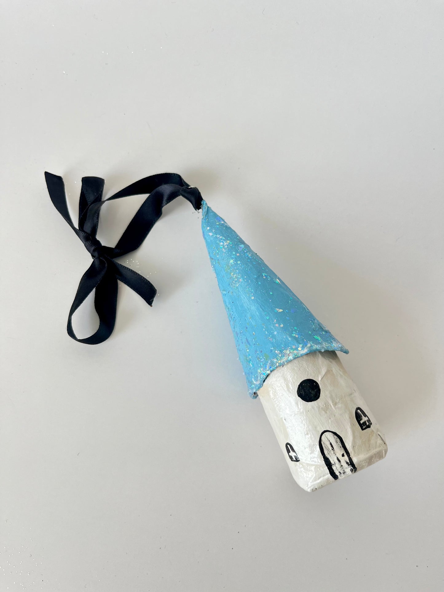 Storybook Home Paper Mache Ornament