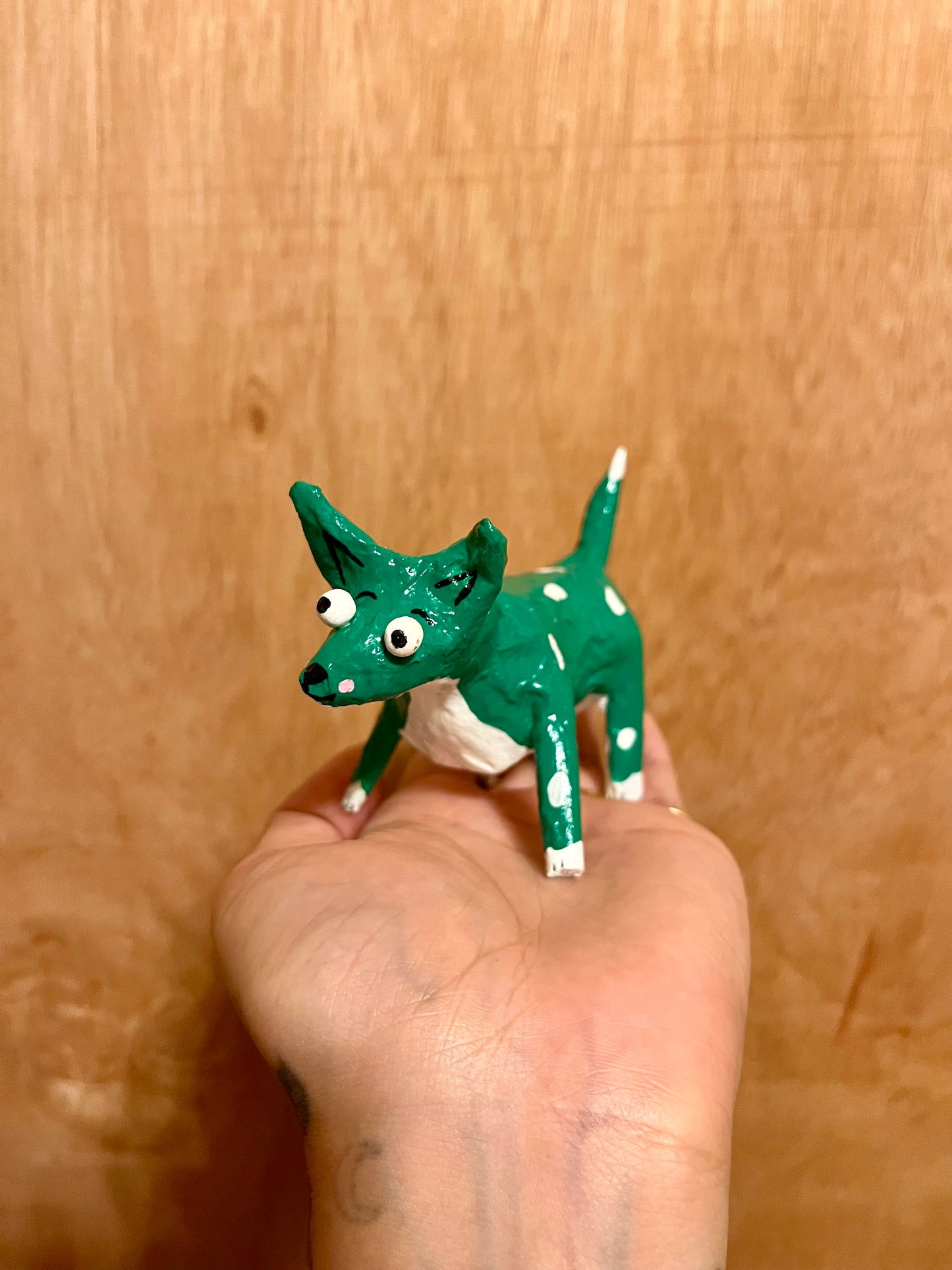 Green Spotted Dog