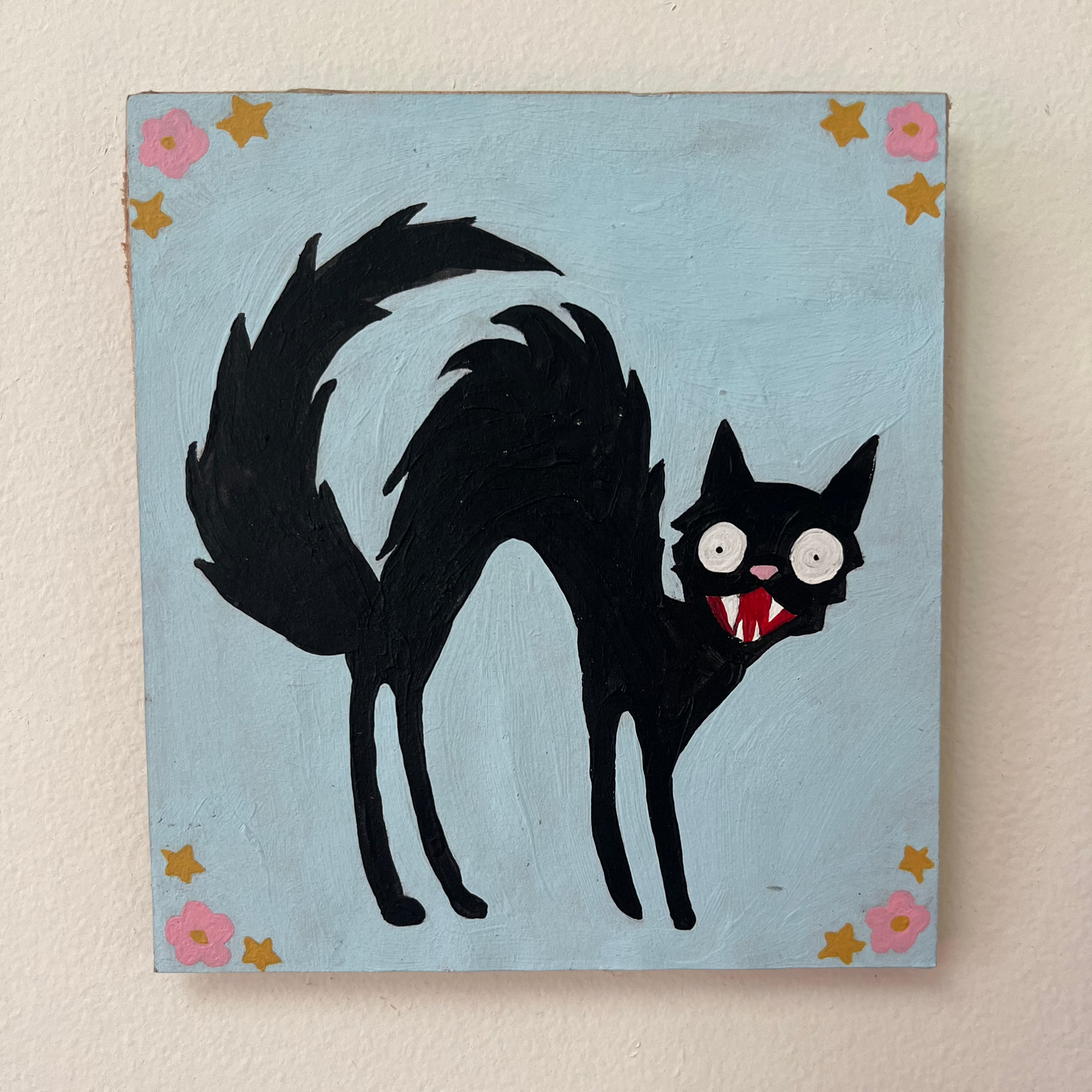 Scaredy Cat Painting