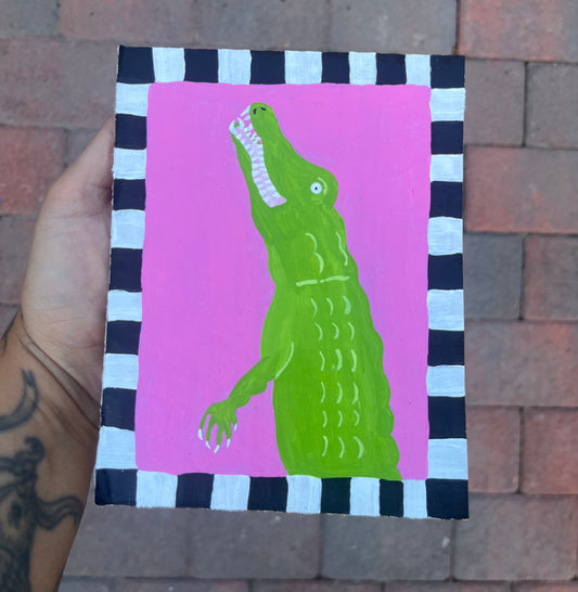 Crocodile Pocket Painting