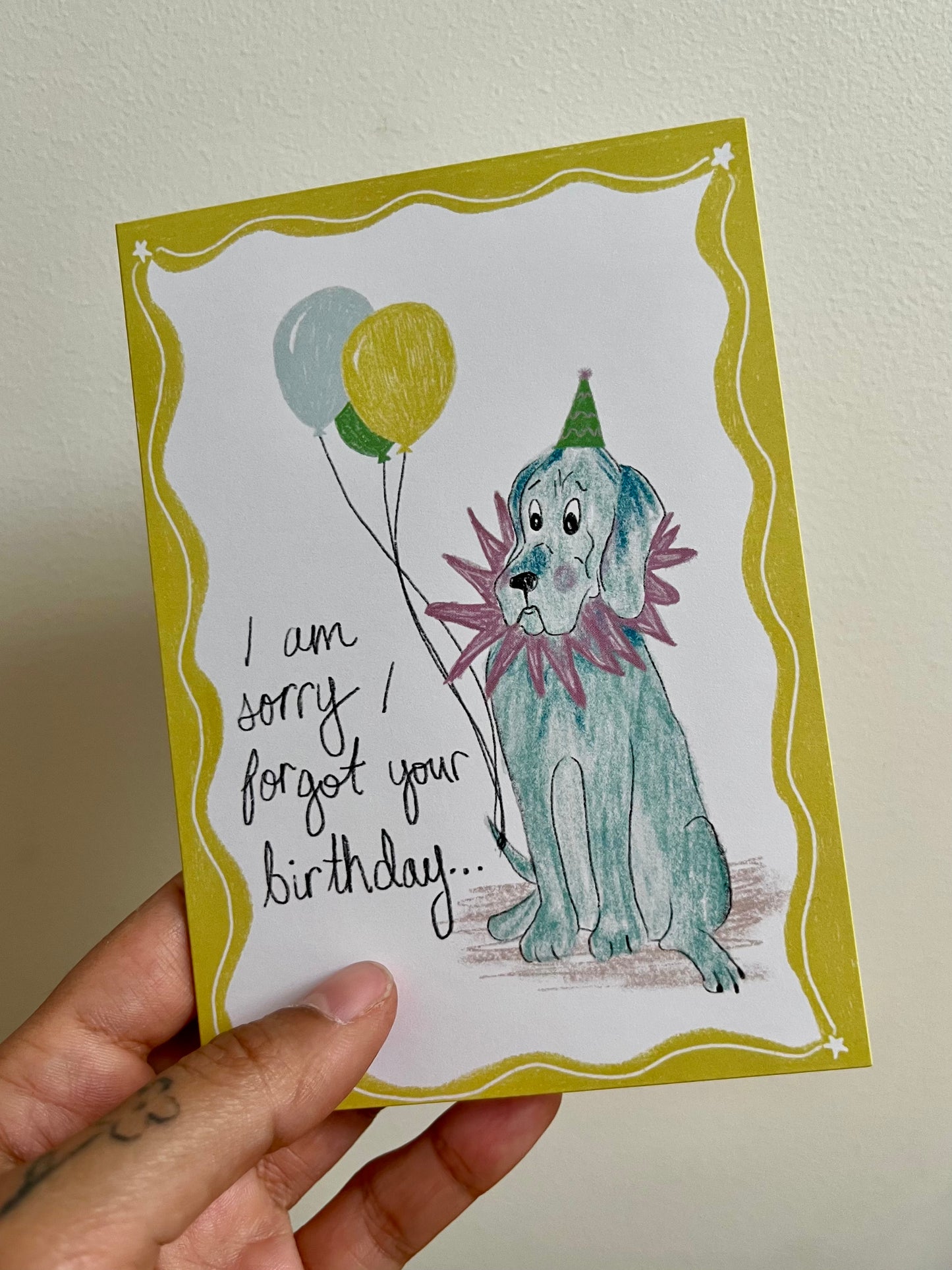 Sorry I Forgot Your Birthday Card