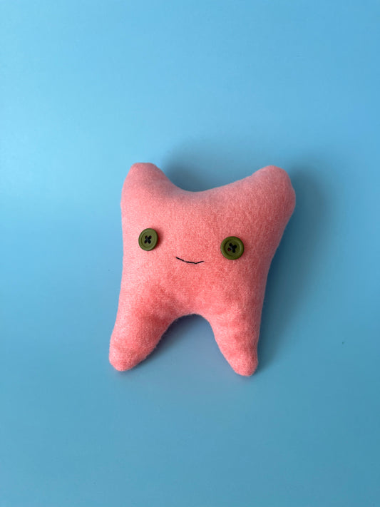 Tooth Fairy Pillow with Pocket - Pink