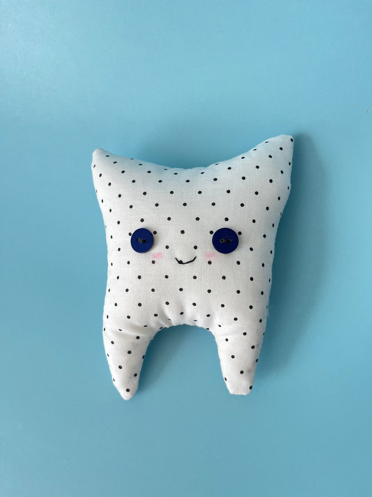 Tooth Fairy Pillow with Pocket - Polka Dots