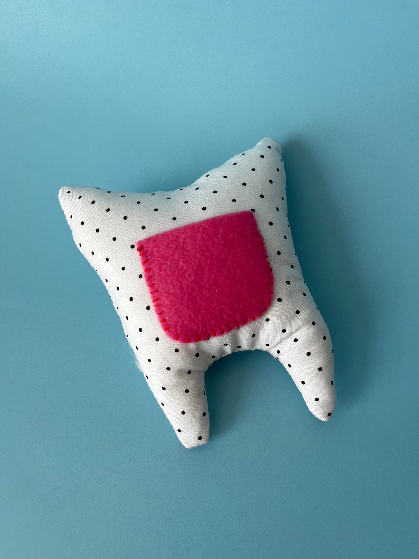 Tooth Fairy Pillow with Pocket - Polka Dots
